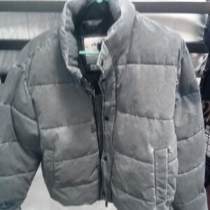 Abercrombie & Fitch Charcoal Puffer Jacket